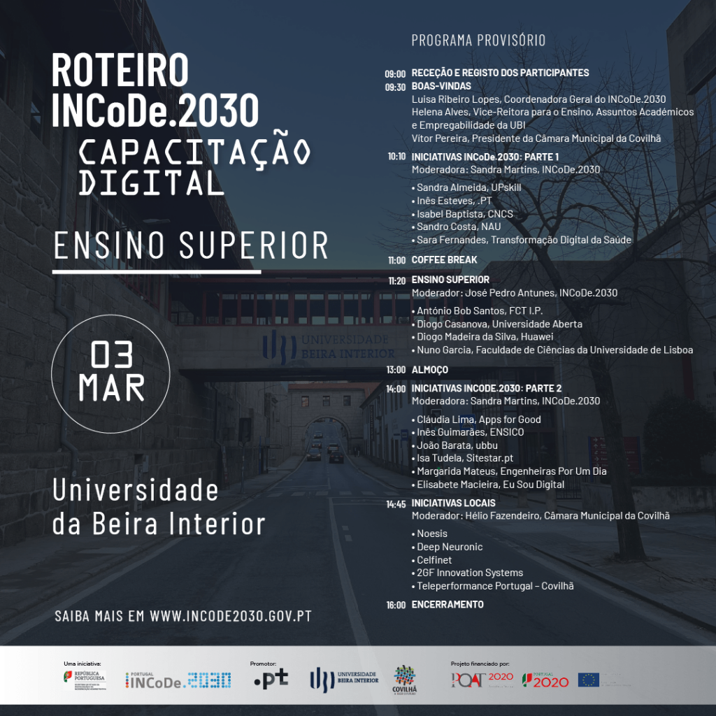 Roadmap INCoDe.2030 - Digital Training | Higher Education
