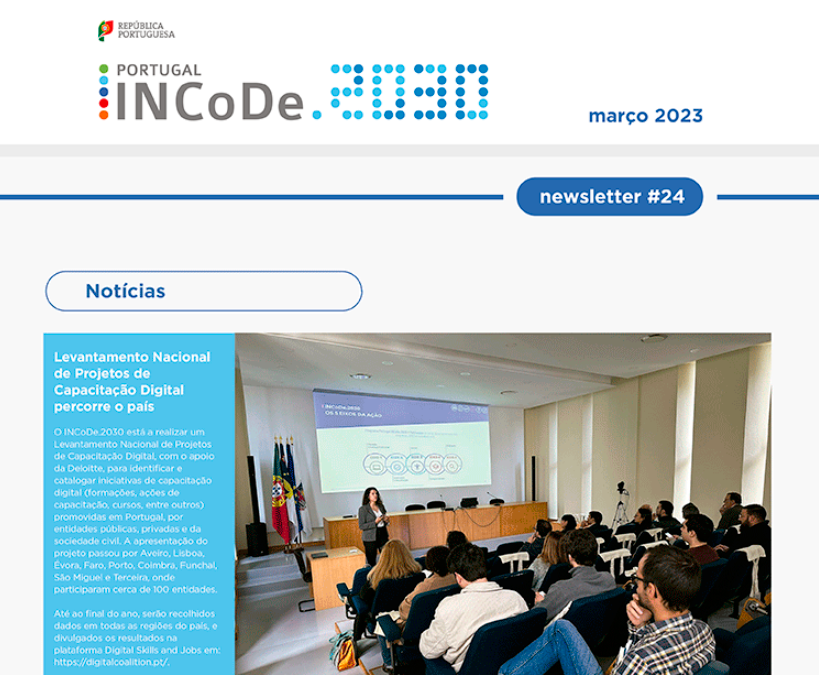 INCoDe.2030 | Newsletter 24 - Março 2023